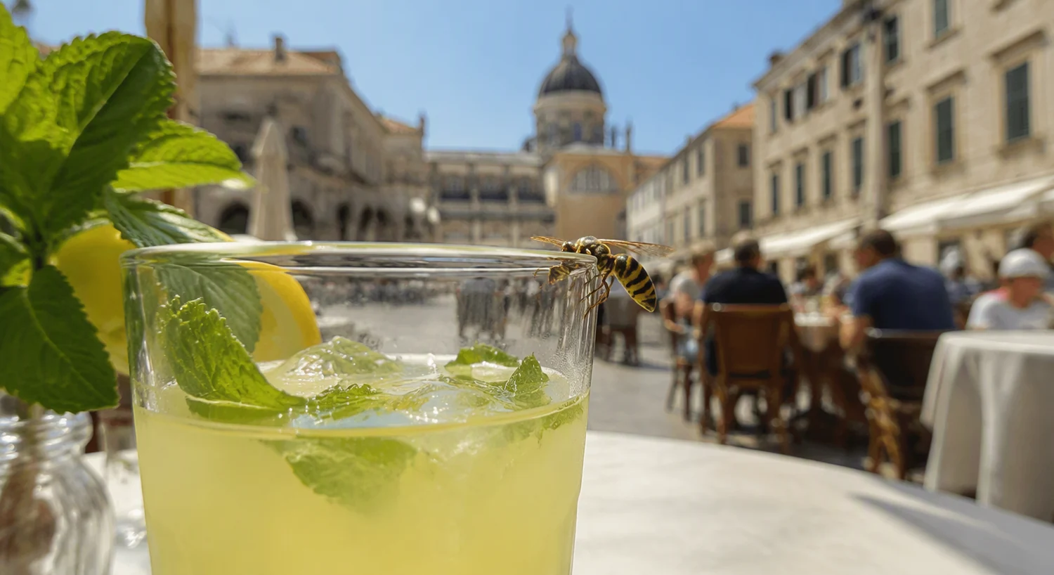 Viespi pe o terasă HoReCa din Sibiu — riscuri legale și de conformitate pentru restaurante și pensiuni