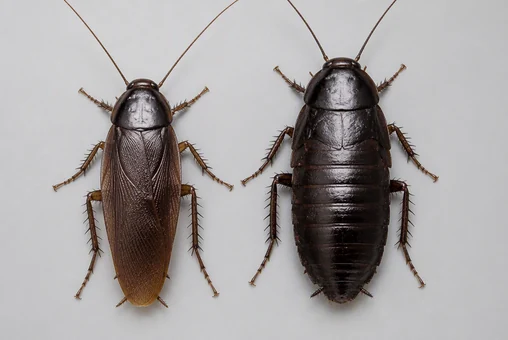 Diferențe dintre masculul și femela de gândac de canalizare (Blatta orientalis) — identificare corectă